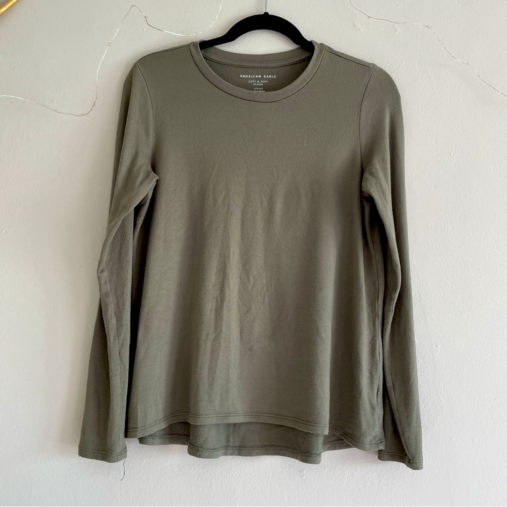 American Eagle Soft & Sexy Plush Long Sleeve